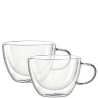 ŠALICA ZA ČAJ   360,00 ml  DUO   - prozirno, Design, staklo (14,30/7,80/11,00cm) - Leonardo