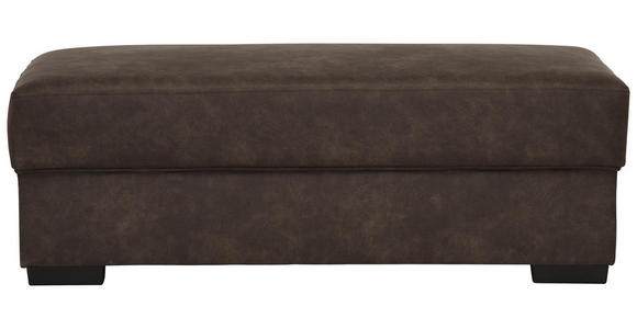 WOHNLANDSCHAFT Dunkelbraun Lederlook - Dunkelbraun, KONVENTIONELL, Kunststoff/Textil (193/251cm) - Cantus