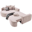 ECKSOFA Beige Chenille  - Beige/Schwarz, Design, Kunststoff/Textil (194/307cm) - Carryhome