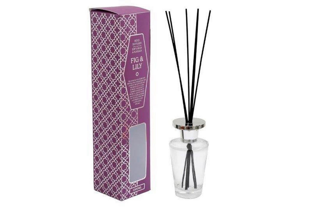 AROMATICKÉ TYČINKY  - švestková, Basics, sklo (12,5/55,7/12,5cm)