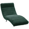 RELAXLIEGE in Webstoff Waldgrün  - Waldgrün/Schwarz, Design, Textil/Metall (78/83/168cm) - Welnova