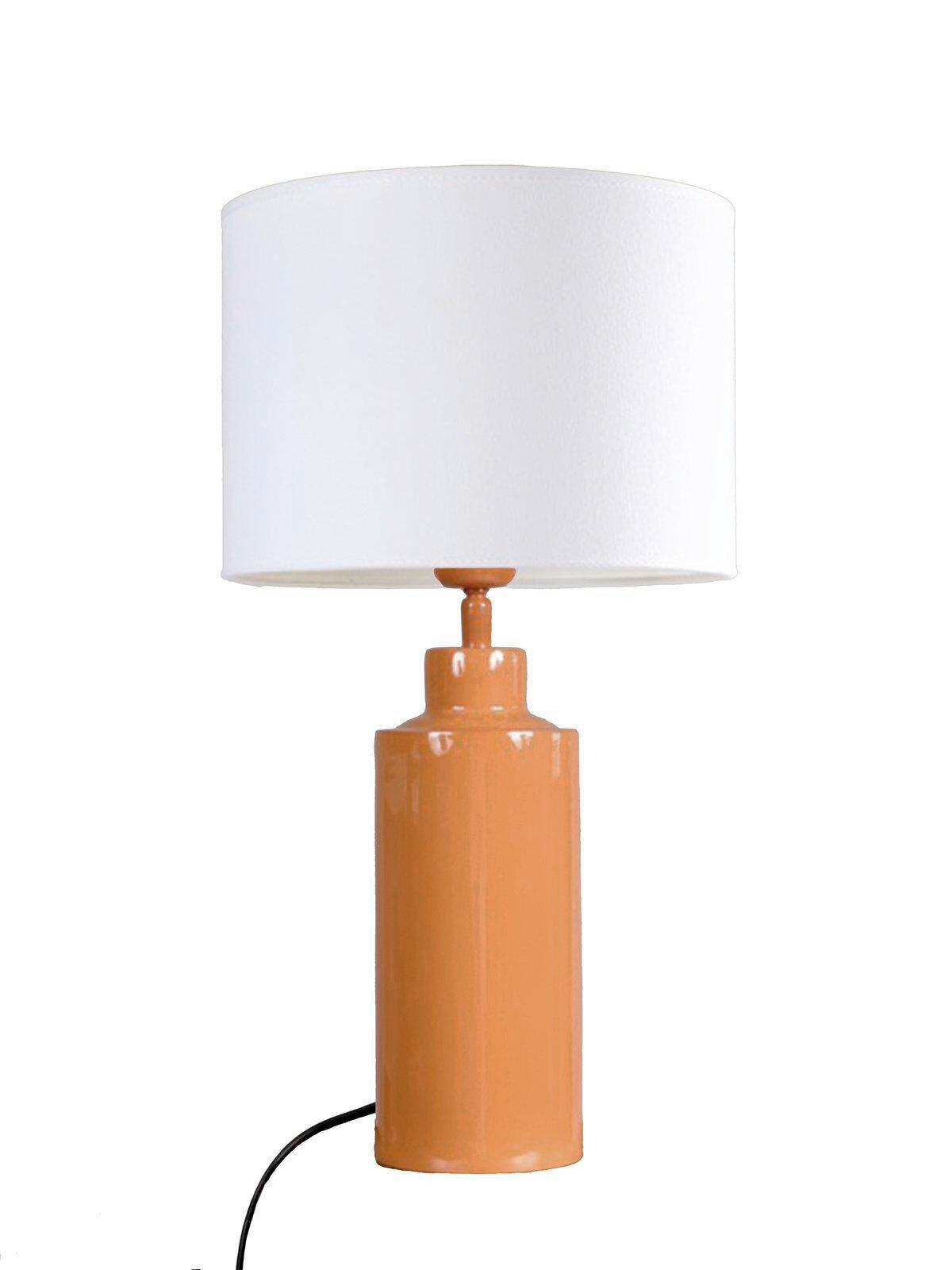 PR Home Tischleuchte Solo Orange, Weiß 55 cm