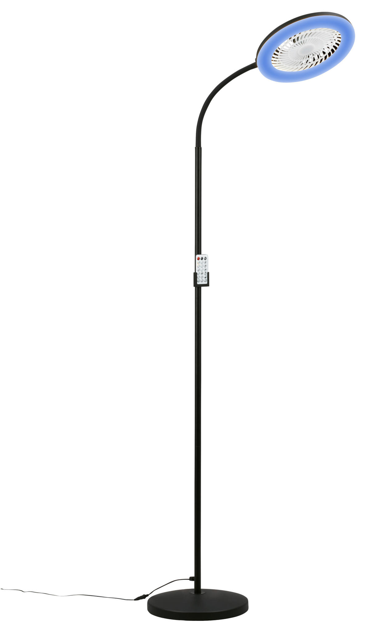 STOJANOVÝ VENTILÁTOR - čierna, Design, kov/plast (28/1850cm)