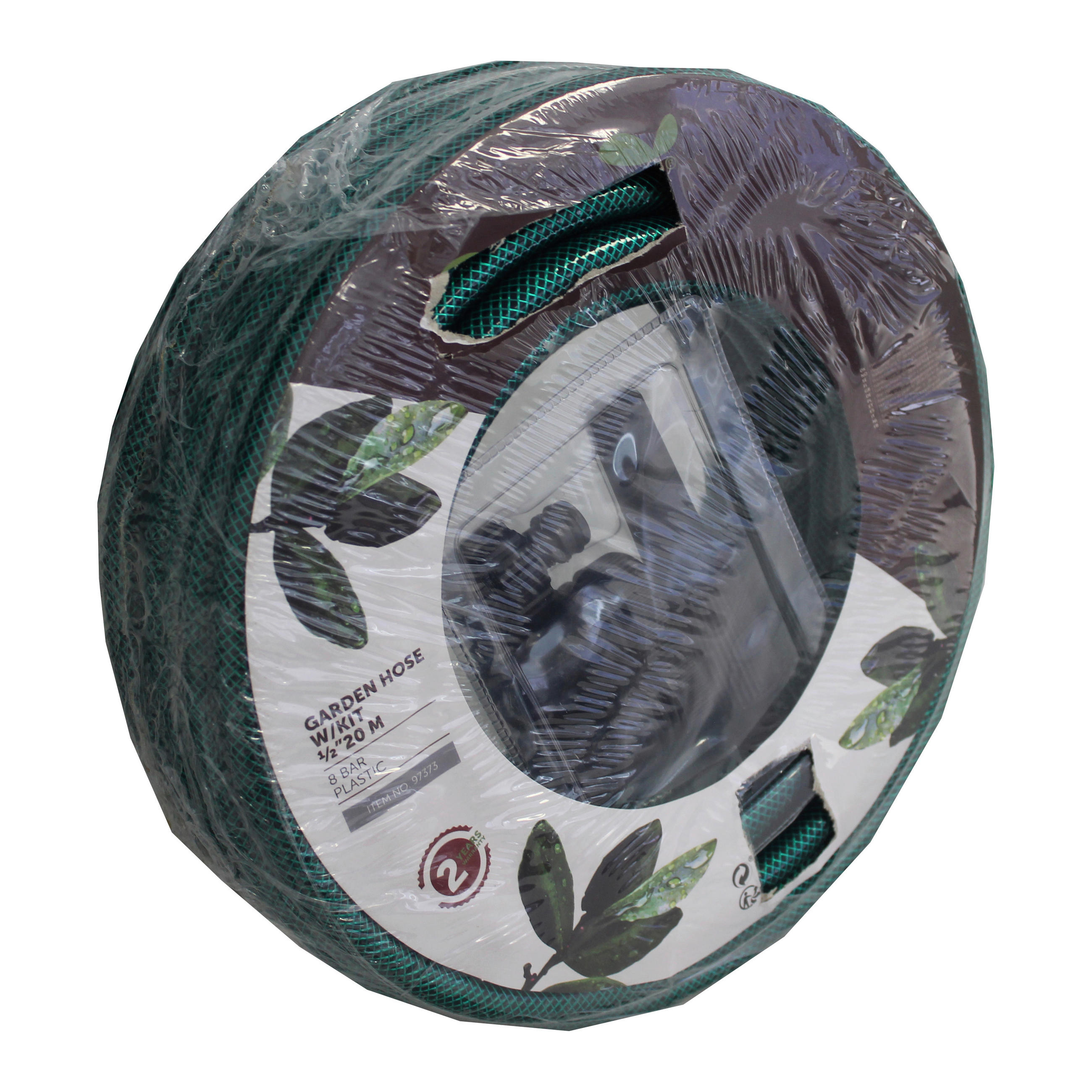 GARTENSCHLAUCH - Grau/Grün, Basics, Kunststoff (30/10cm) - Atrigo