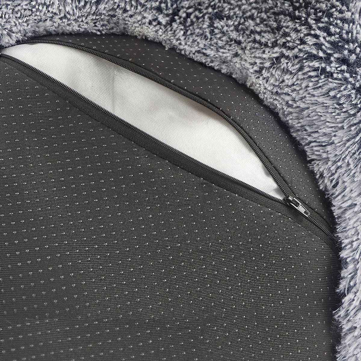 HUNDEBETT - Hellgrau, Trend, Textil (70/20/70cm) - Boxxx