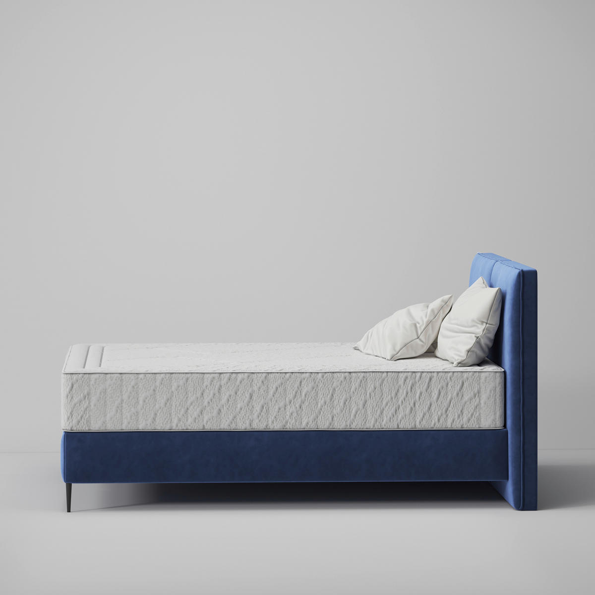 KALTSCHAUMMATRATZE Majestic H3, 200/200 cm, Höhe ca.: 28 cm, H3 = fest, 7-Zonen - Grauweiß, Basics, Textil (200/200cm) - Livetastic