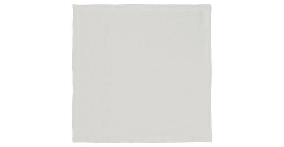 SERVIETTE 40/40 cm - Weiß, Basics, Textil (40/40cm) - Novel