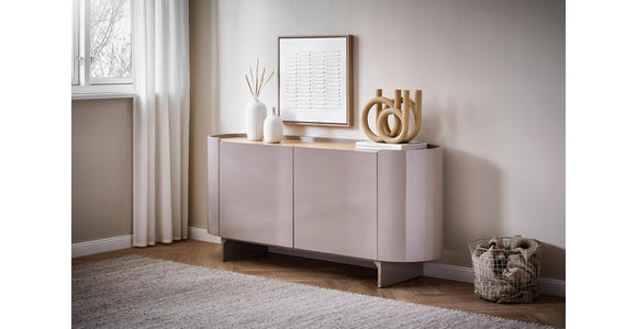 SIDEBOARD  160/75/45 cm  - Kaschmir/Eichefarben, Design, Holz/Holzwerkstoff (160/75/45cm) - Novel