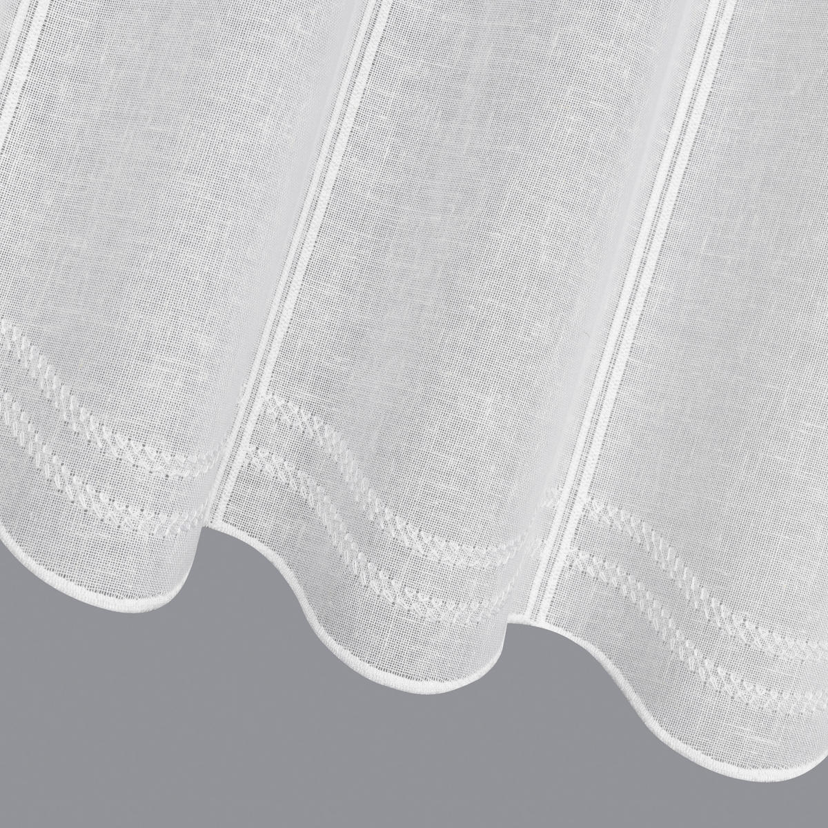 KURZGARDINE   145/60 cm   - Weiß, KONVENTIONELL, Textil (145/60cm)