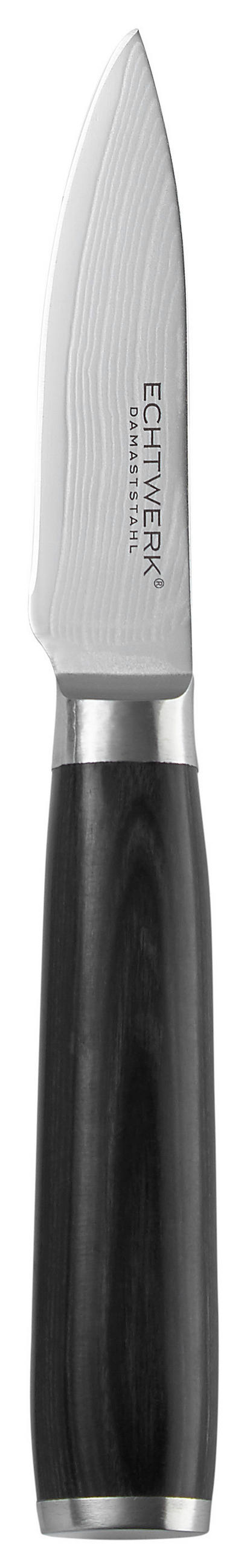 SCHÄLMESSER 20,9 cm  - Edelstahlfarben/Schwarz, MODERN, Holz/Metall (20,9cm) - Echtwerk