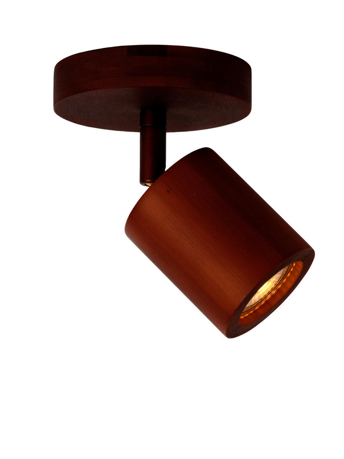 STROPNÍ SVÍTIDLO, 12/12/17 cm - hnědá, Trend, dřevo (12/12/17cm) - Good & Mojo