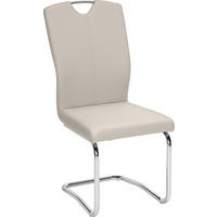 STOLICA  boje kroma, svijetlo siva  metal, tekstil      - boje kroma/svijetlo siva, Design, metal/tekstil (58,5/99,5/46cm) - Hom`in