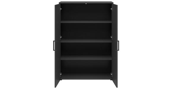 KOMMODE 80/115/40 cm in Graphitfarben - Anthrazit/Schwarz, MODERN, Holzwerkstoff/Kunststoff (80/115/40cm) - Carryhome