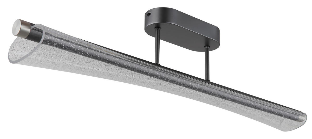 LED-DECKENLEUCHTE 81/12/19 cm   - Klar/Anthrazit, Design, Kunststoff/Metall (81/12/19cm) - Globo