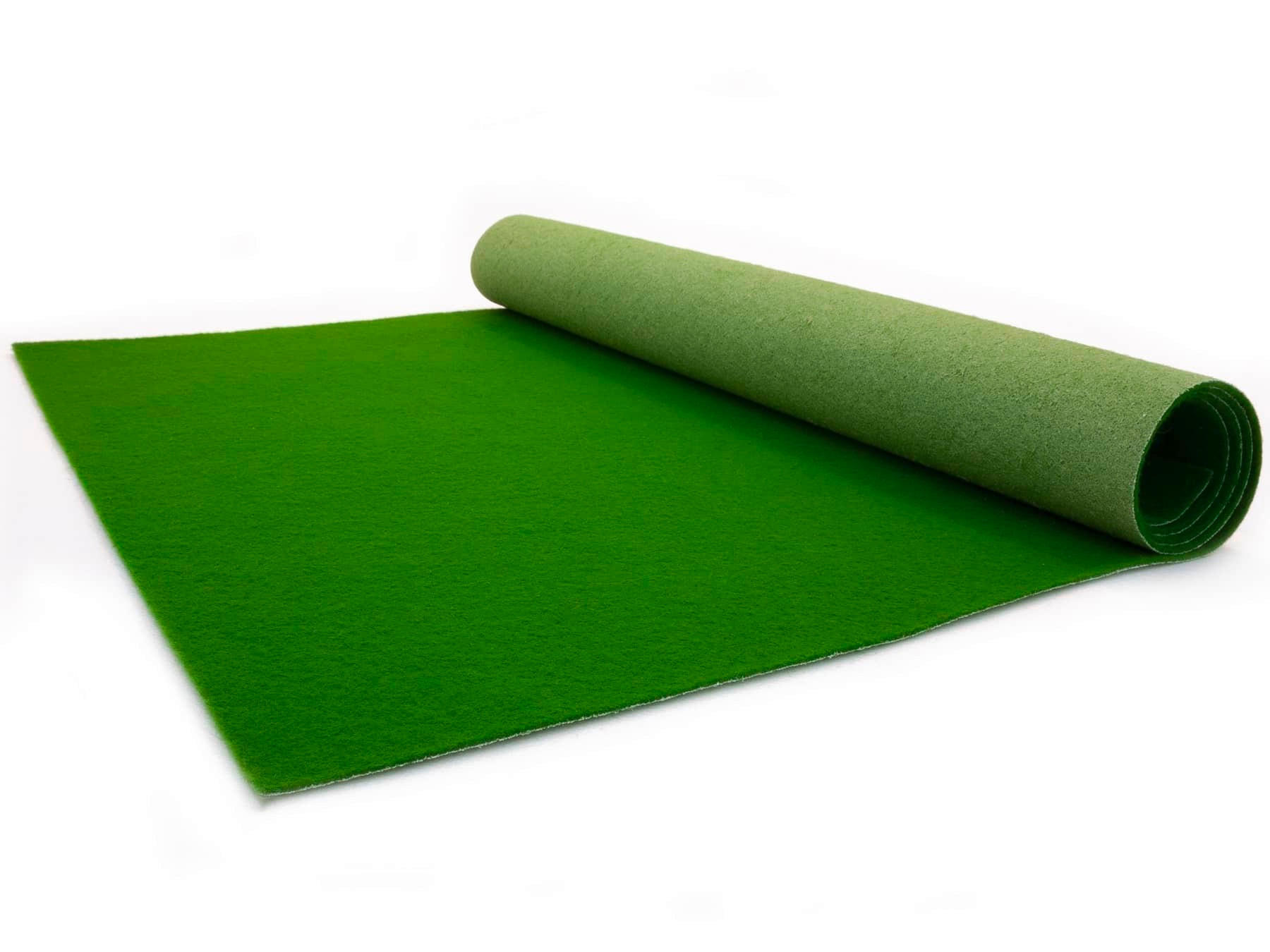 LÄUFER 100/100 cm Platea  - Waldgrün, Basics, Textil (100/100cm)