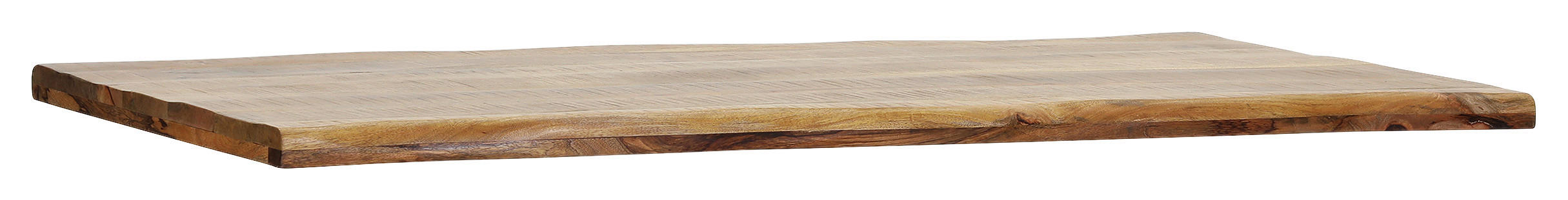 TISCHPLATTE Echtholz  Holz Naturfarben  - Naturfarben, Design, Holz (200/100cm) - Landscape