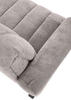 SITZBANK 175/89/75 cm Flachgewebe Schwarz, Hellgrau Metall  - Hellgrau/Schwarz, Design, Textil/Metall (175/89/75cm) - Novel