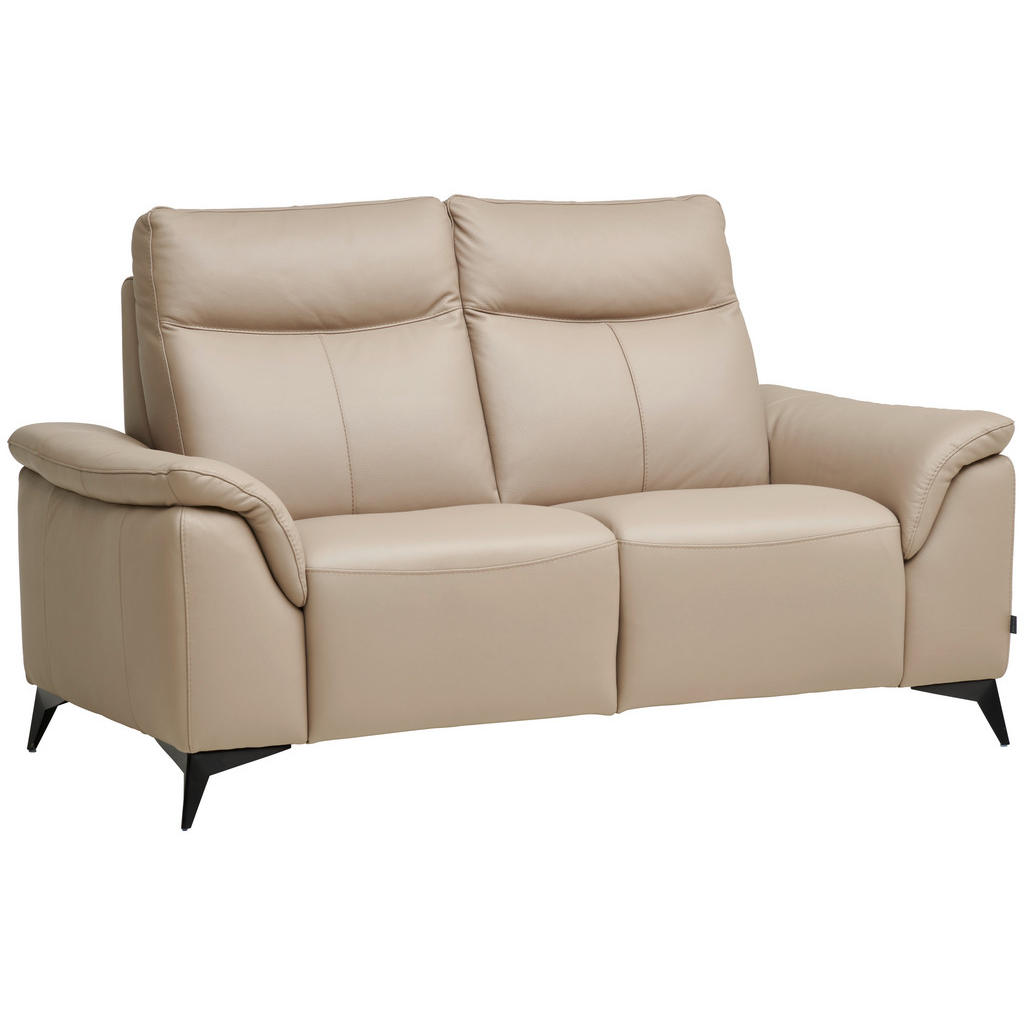 Thumbnail - Emilio Belluti 2-Sitzer-Sofa, Beige, Leder, Echtleder, Dickleder, 176x105x98 cm, Typenauswahl, Lederauswahl, Stoffauswah...