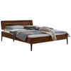 BETT 160/200 cm  in Nussbaumfarben  - Nussbaumfarben, Design, Holz (160/200cm) - Hasena
