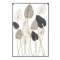 NÁSTENNÁ DEKORÁCIA 100/66/45 cm  - Basics, kov (100/66/45cm)