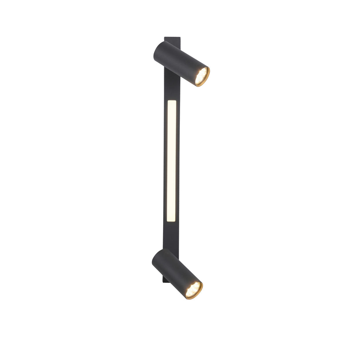 LED-DECKENLEUCHTE 71,5/22/20,5 cm   - Schwarz, Design, Kunststoff/Metall (71,5/22/20,5cm) - Schöner Wohnen