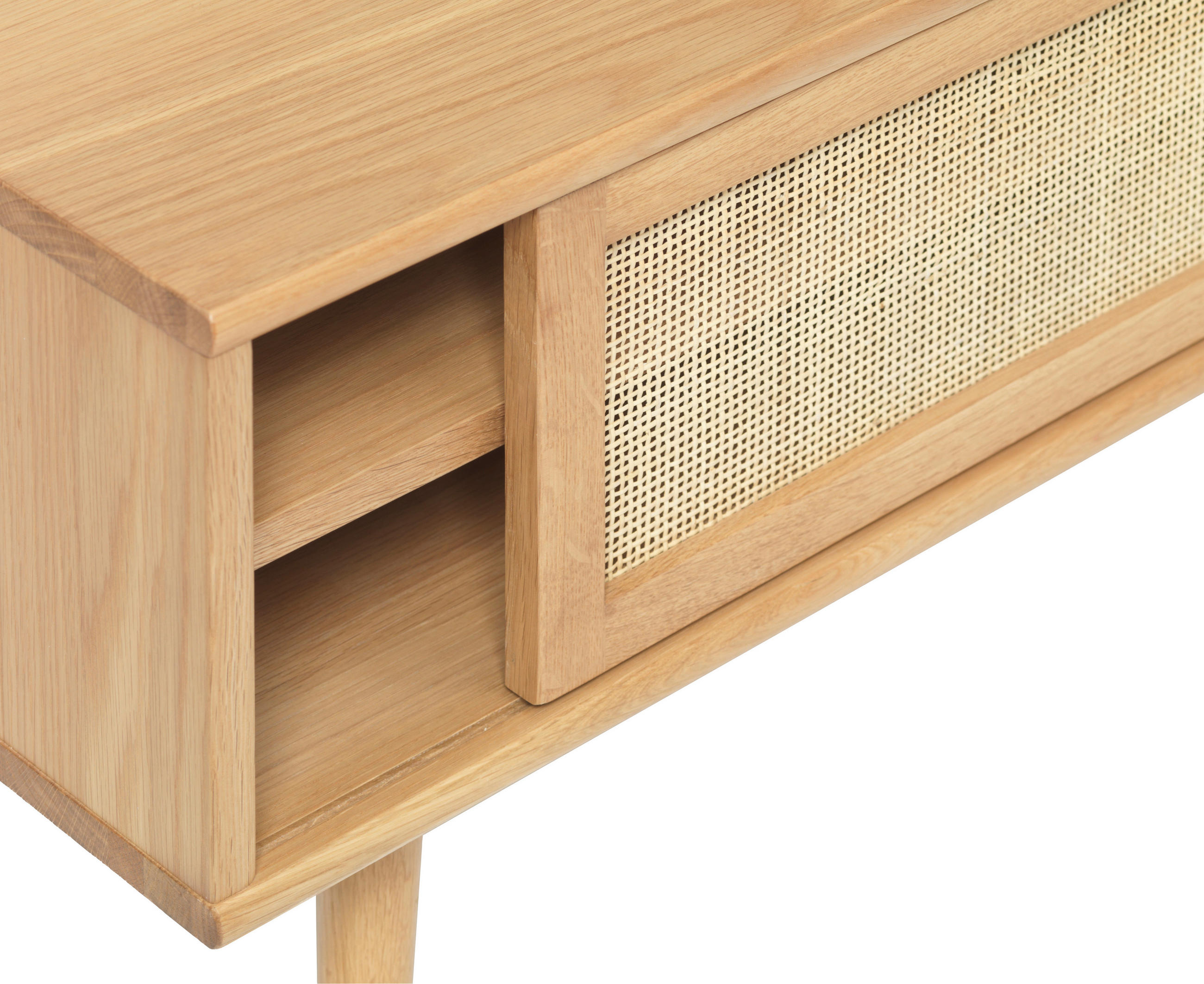 TV-ELEMENT - Eichefarben/Naturfarben, Trend, Naturmaterialien/Holzwerkstoff (190/75/90cm) - Carryhome
