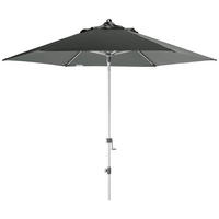 SONNENSCHIRM 280 cm Anthrazit  - Anthrazit/Silberfarben, Basics, Textil/Metall (280/280cm) - Doppler