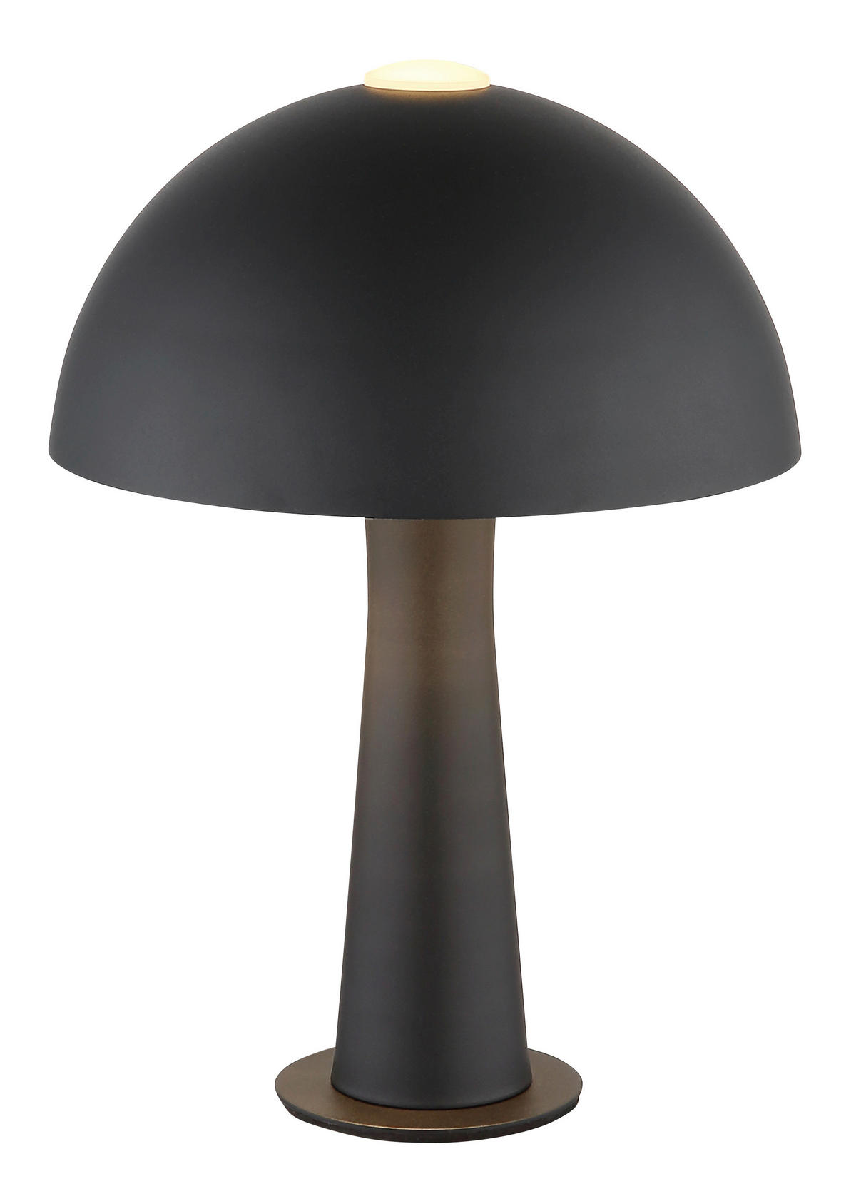 TISCHLEUCHTE Julia 20/28,5 cm  - Schwarz, Design, Kunststoff/Metall (20/28,5cm) - Globo