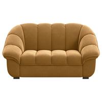 2-SITZER-SOFA Chenille Senfgelb  - Senfgelb/Schwarz, KONVENTIONELL, Kunststoff/Textil (163/88/104cm) - Welnova