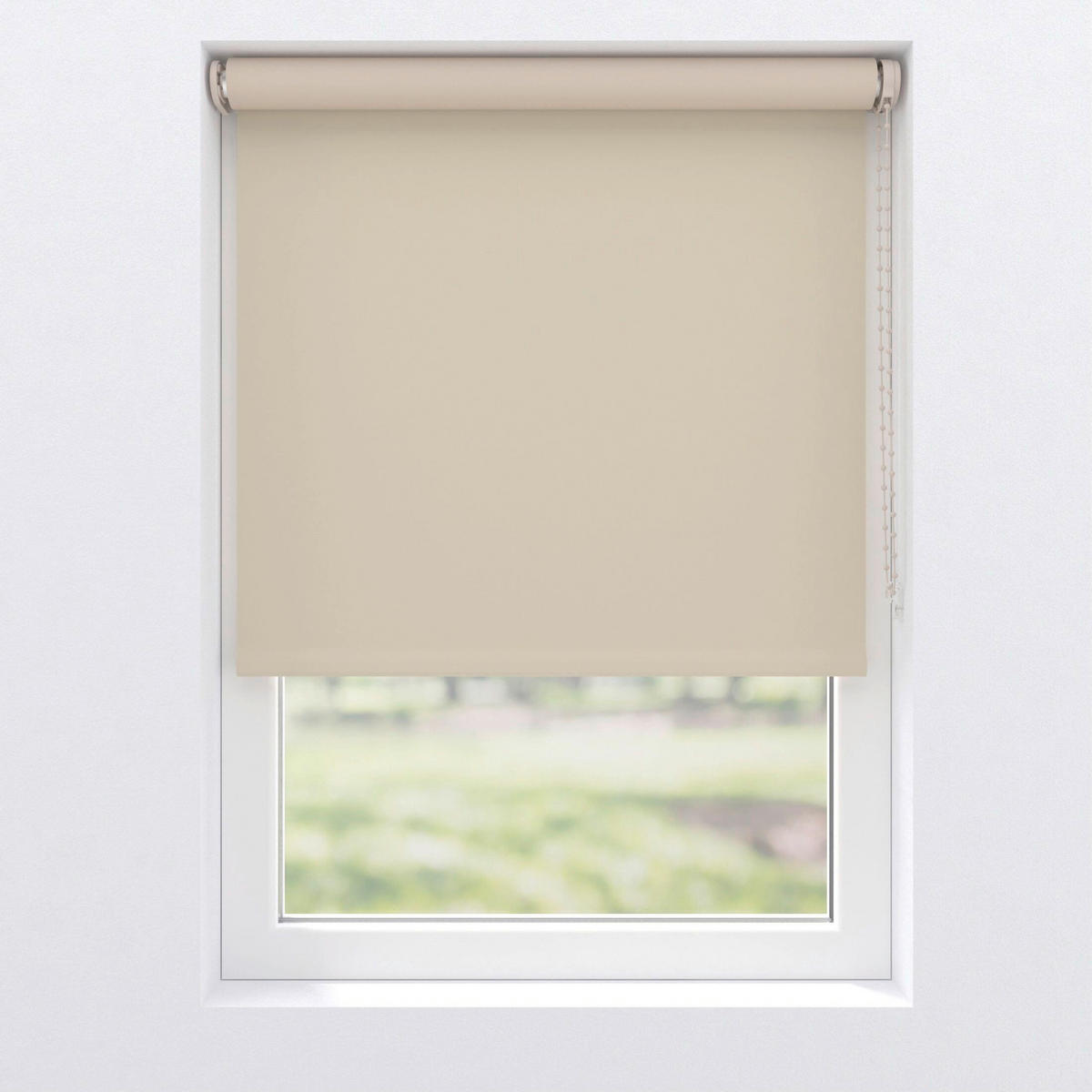 VERDUNKELUNGSROLLO  - Sandfarben, Basics, Textil (230/190cm)