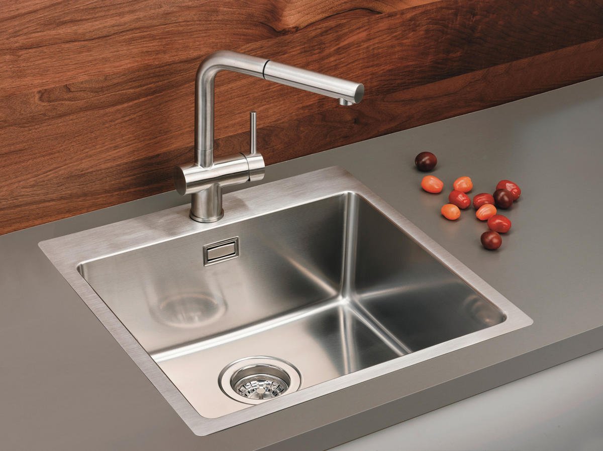 SPÜLE Lumex Mix  - Edelstahlfarben, Basics, Metall (50/20/50,5cm) - HKT