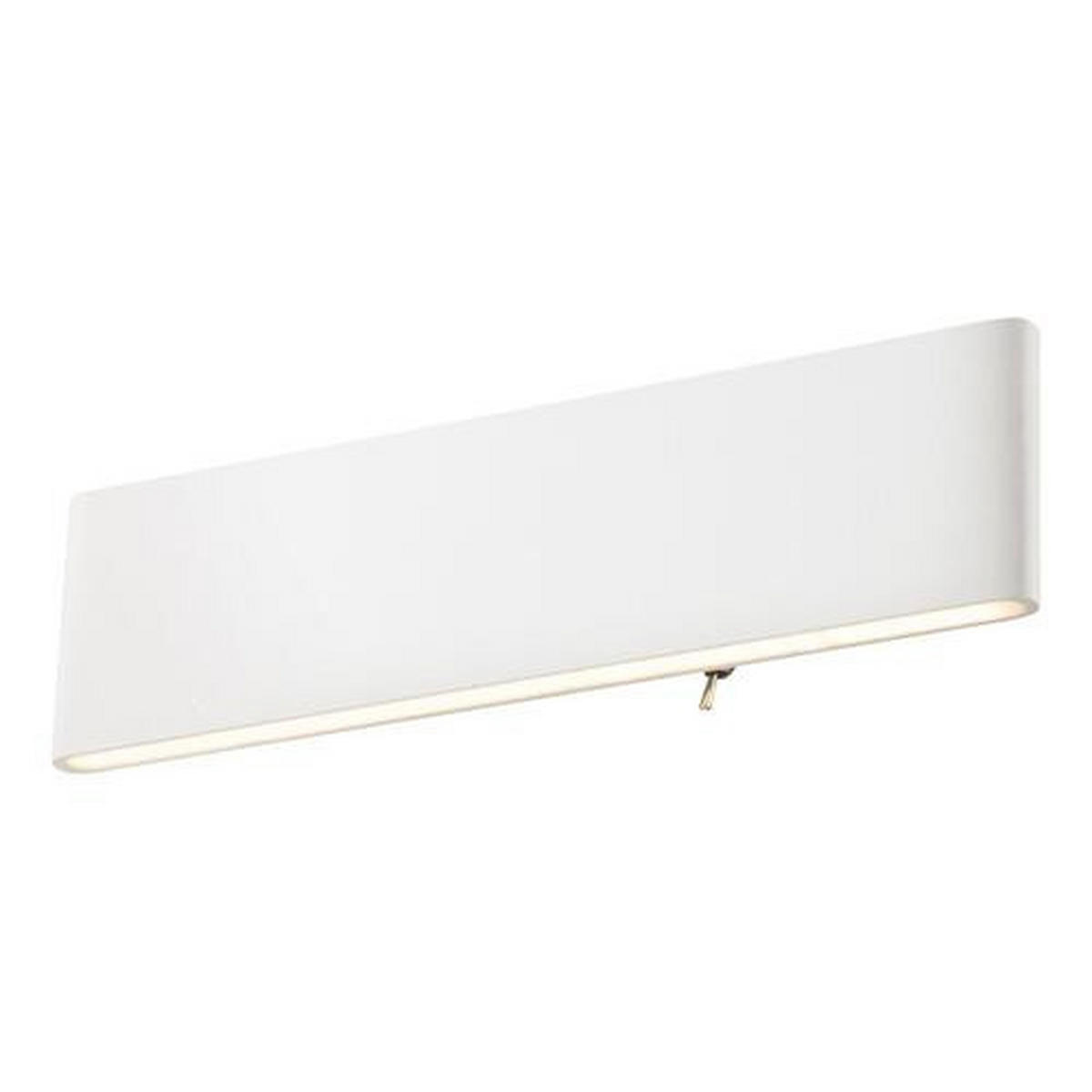 LED-WANDLEUCHTE - Weiss, Design, Kunststoff/Metall (29,5/3,5/8cm) - Globo