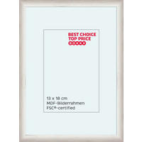 FOTORAM 14,5/19,5 cm  - vit, Basics, trämaterial/glas (14,5/19,5cm) - Best Price