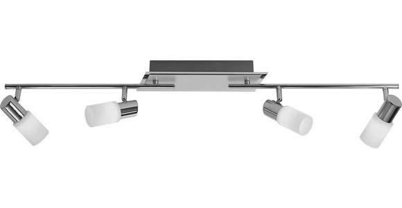 STRAHLER 93/8/5 cm - Chromfarben/Alufarben, KONVENTIONELL, Glas/Metall (93/8/5cm) - Novel