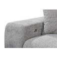 ECKSOFA Taupe Chenille  - Taupe/Schwarz, KONVENTIONELL, Kunststoff/Textil (268/172cm) - Carryhome