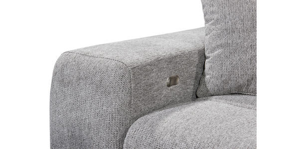 ECKSOFA Taupe Chenille  - Taupe/Schwarz, KONVENTIONELL, Kunststoff/Textil (268/172cm) - Carryhome