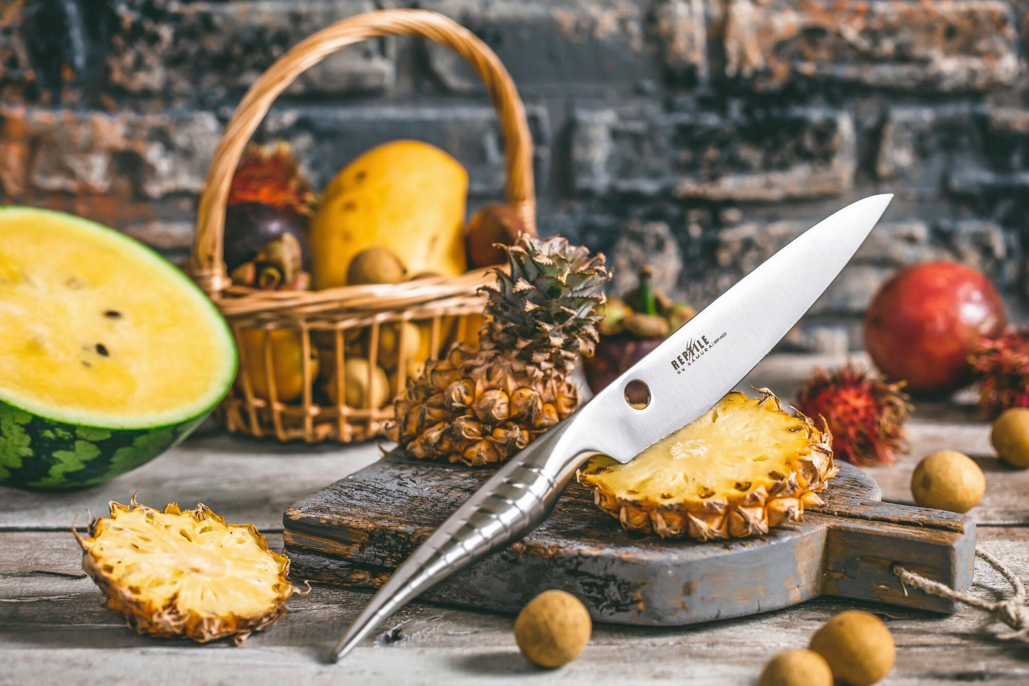 UNIVERZALNI NOŽ  Reptile 31,5/3,6/2 cm           nerjaveče jeklo - srebrne barve, Basics, kovina (31,5/3,6/2cm) - Samura