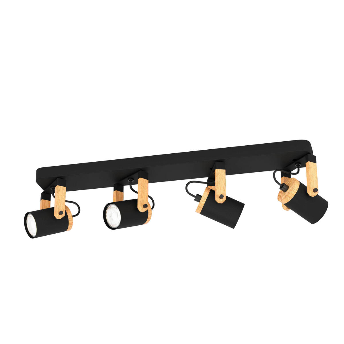 STRAHLER 68/8/12,5 cm   - Hellbraun/Schwarz, Basics, Holz/Metall (68/8/12,5cm) - Marama