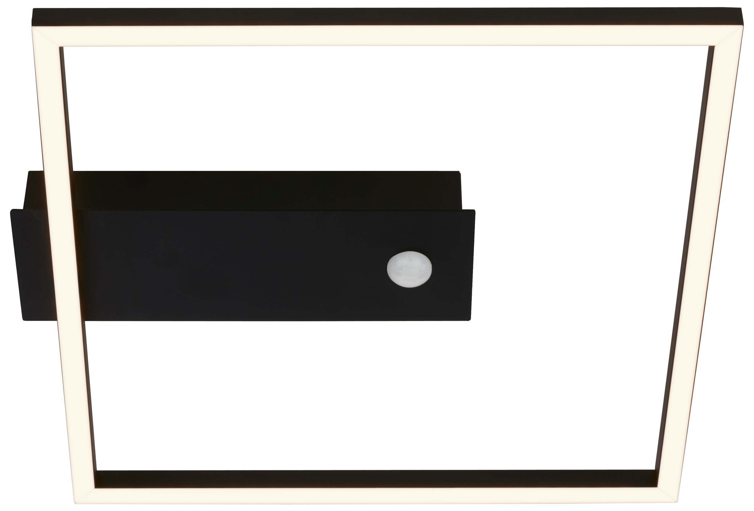 LED PLAFONJERA - crna, Dizajnerski, metal/plastika (32/30/5cm)