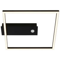 LED PLAFONJERA - crna, Dizajnerski, metal/plastika (32/30/5cm)