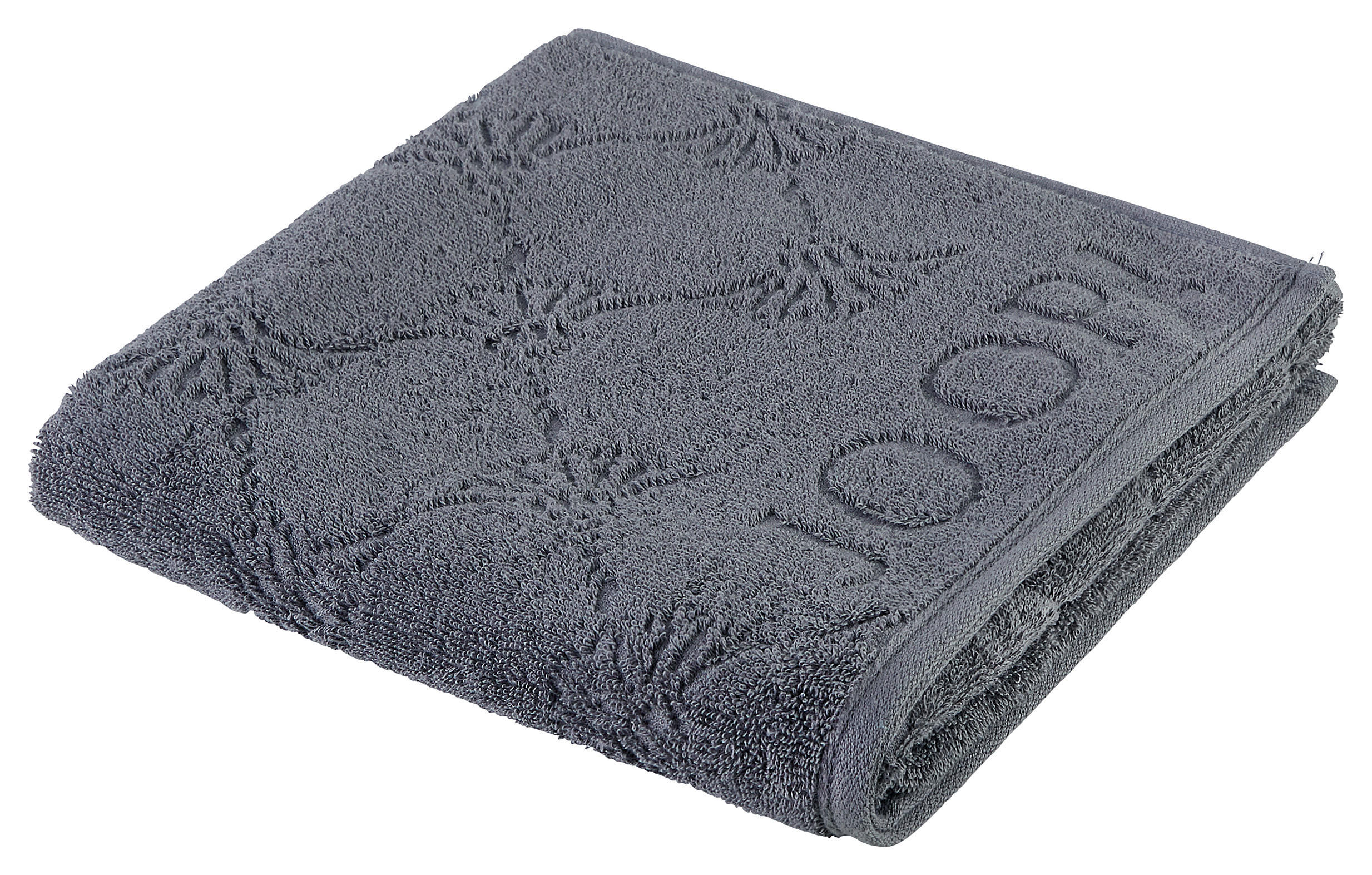 HANDTUCH Uni Cornflower Anthrazit  - Anthrazit, Design, Textil (50/100cm) - Joop!