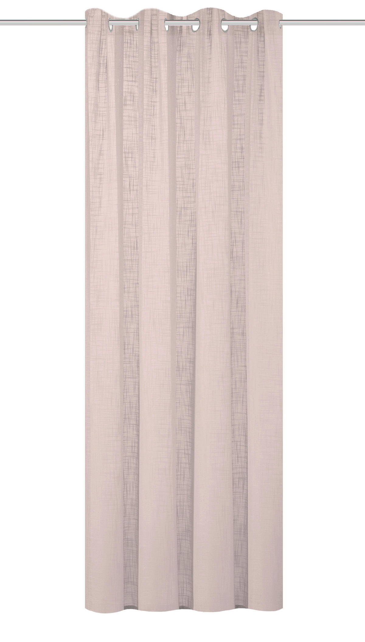 ÖSENSCHAL halbtransparent 140/160 cm   - Rosa, Basics, Textil (140/160cm)