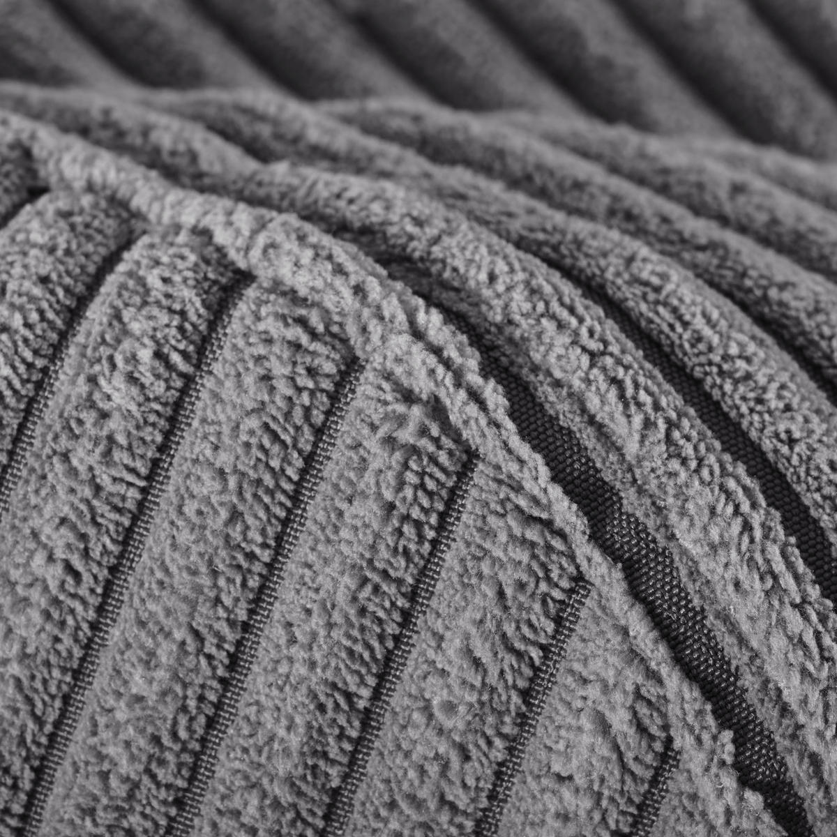 SITZSACK 190 l  - Anthrazit, Trend, Textil (80/85/80cm) - Livetastic