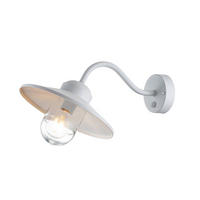 AUßENWANDLEUCHTE 42/27.5/25.5 cm   - Weiß, KONVENTIONELL, Glas/Metall (42/27.5/25.5cm) - Elstead Lighting