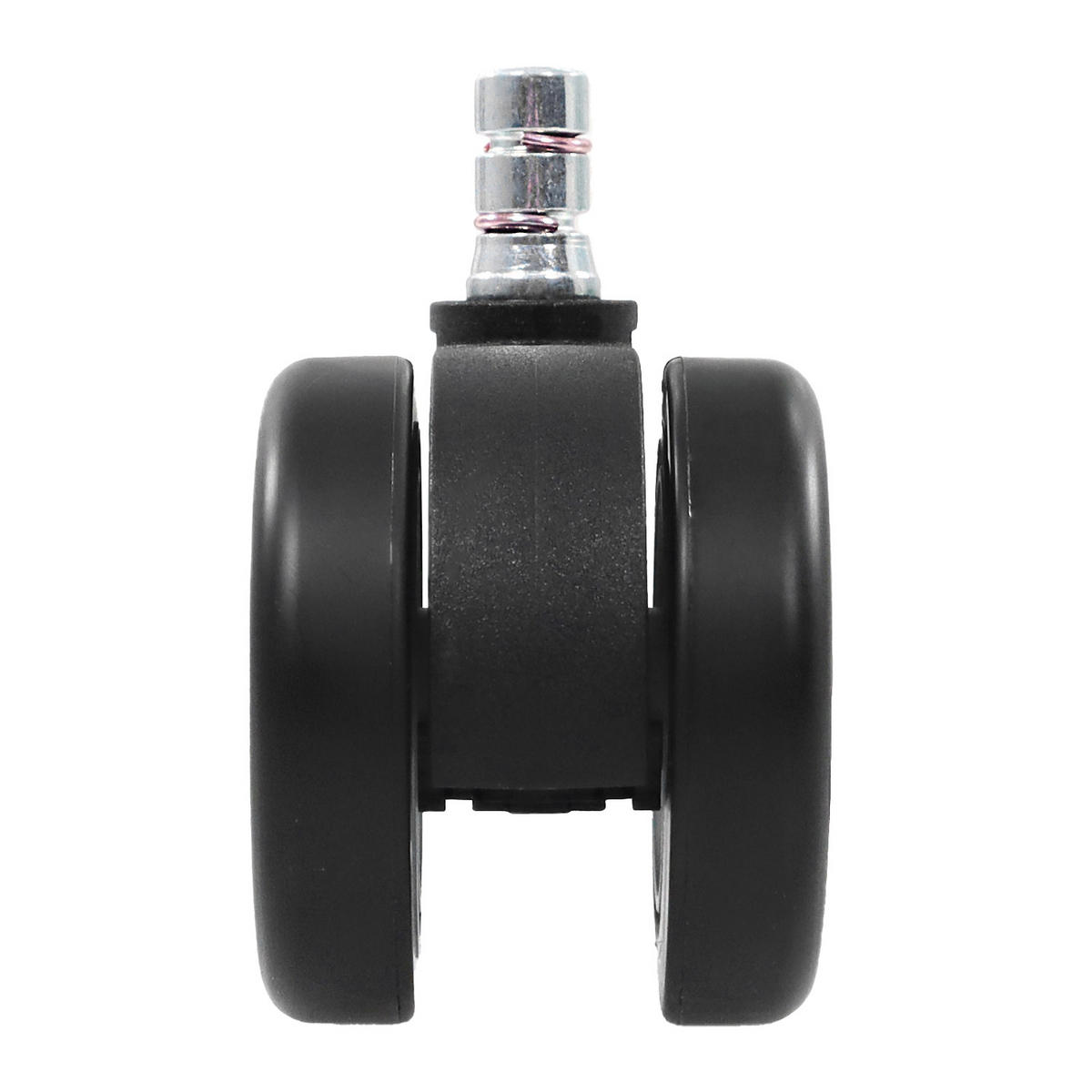 DREHSTUHLROLLE - Schwarz/Weiß, Basics, Kunststoff/Metall (5/8,7/6cm) - MID.YOU