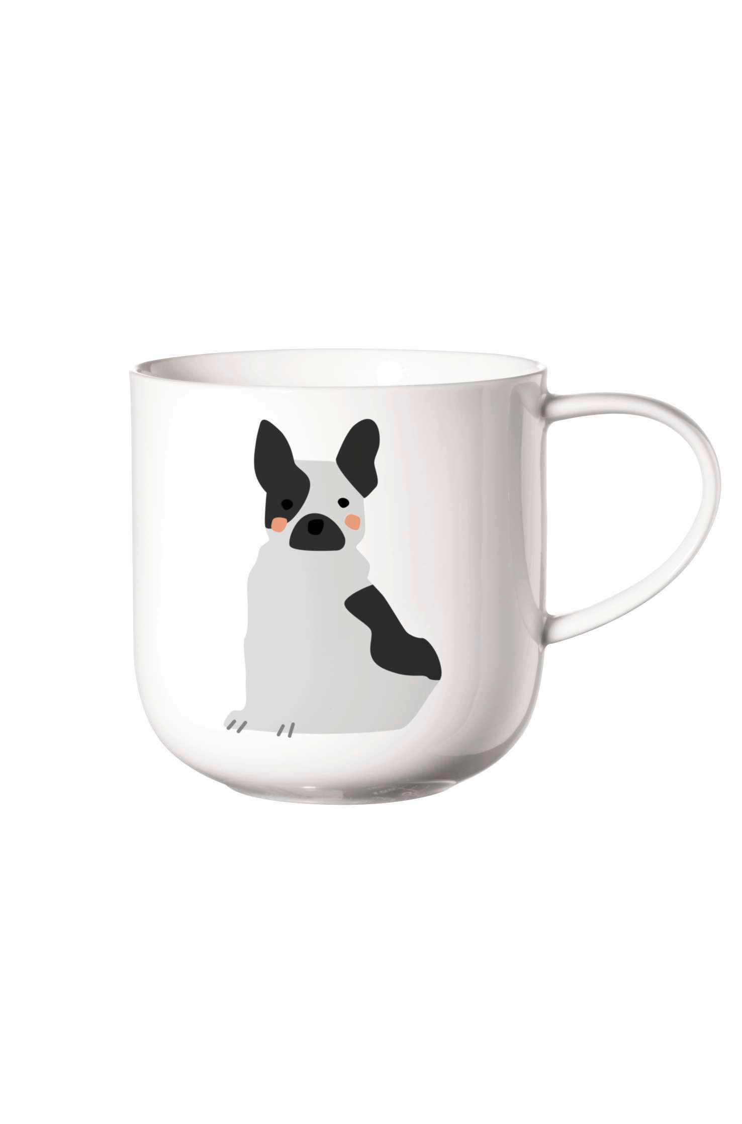 ŠÁLKA jemný kostný porcelán (fine bone china)  - biela, Basics, keramika (9,2/9,5cm) - ASA