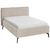 POLSTERBETT 140/200 cm  in Beige  - Birkefarben/Beige, Design, Holz/Textil (140/200cm) - home24