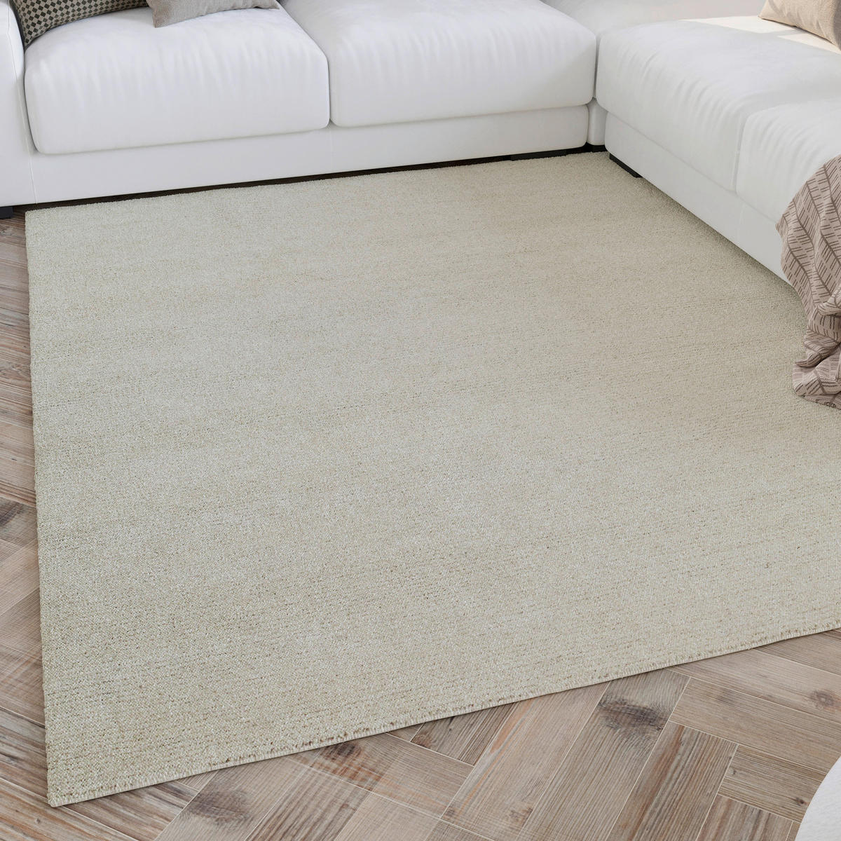 WEBTEPPICH  Wohnzimmer 200/300 cm Hamptons Thirtytwo Creme rechteckig  - Creme, Design, Textil (200/300cm) - WECON HOME