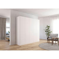 FALTTÜRENSCHRANK 226/210/54 cm 3-türig Weiß  - Weiß, Holzwerkstoff (226/210/54cm) - Rauch Möbel
