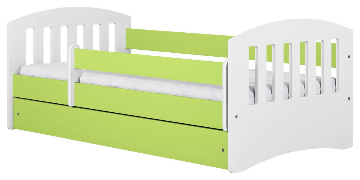 KINDER-/JUNIORBETT - Birkefarben/Weiß, MODERN, Holz/Holzwerkstoff (80/140cm) - MID.YOU